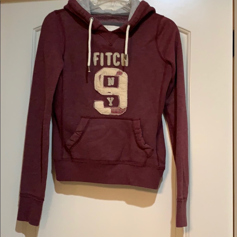 Abercrombie maroon hoodie